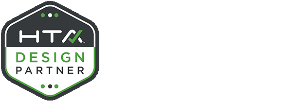 Logo badge: HTA Design Partner, design deploy, maintain