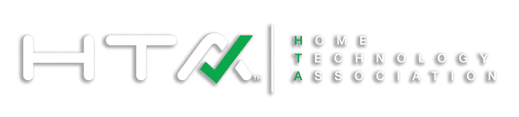 HTA logo with a green check mark and the words Home Technology Association aligned vertically and horizontally.